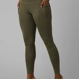 Prana Becksa 7/8 legging slate green heather. Small NWT